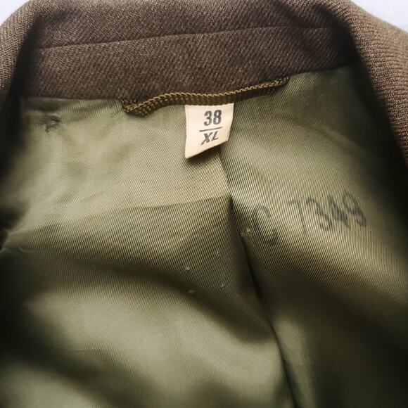 Vtg Men's 38 US Army WWII Korea War Wool Field Ike Jacket 1950 1951 MIL-J-10801 - Picture 12 of 13